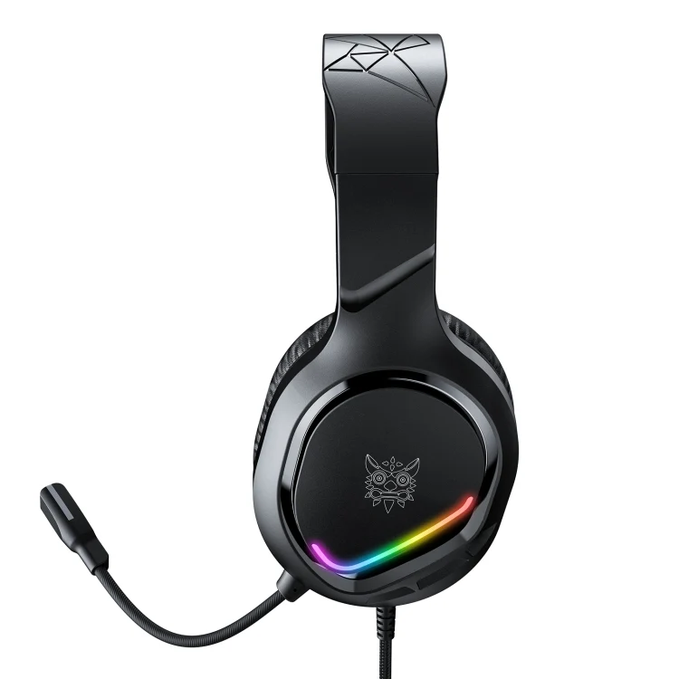 ONIKUMA X31 Wired Headphones with RGB Colorful Lighting Surround Sound Wired Headset for PC Gamers Gaming Xbox