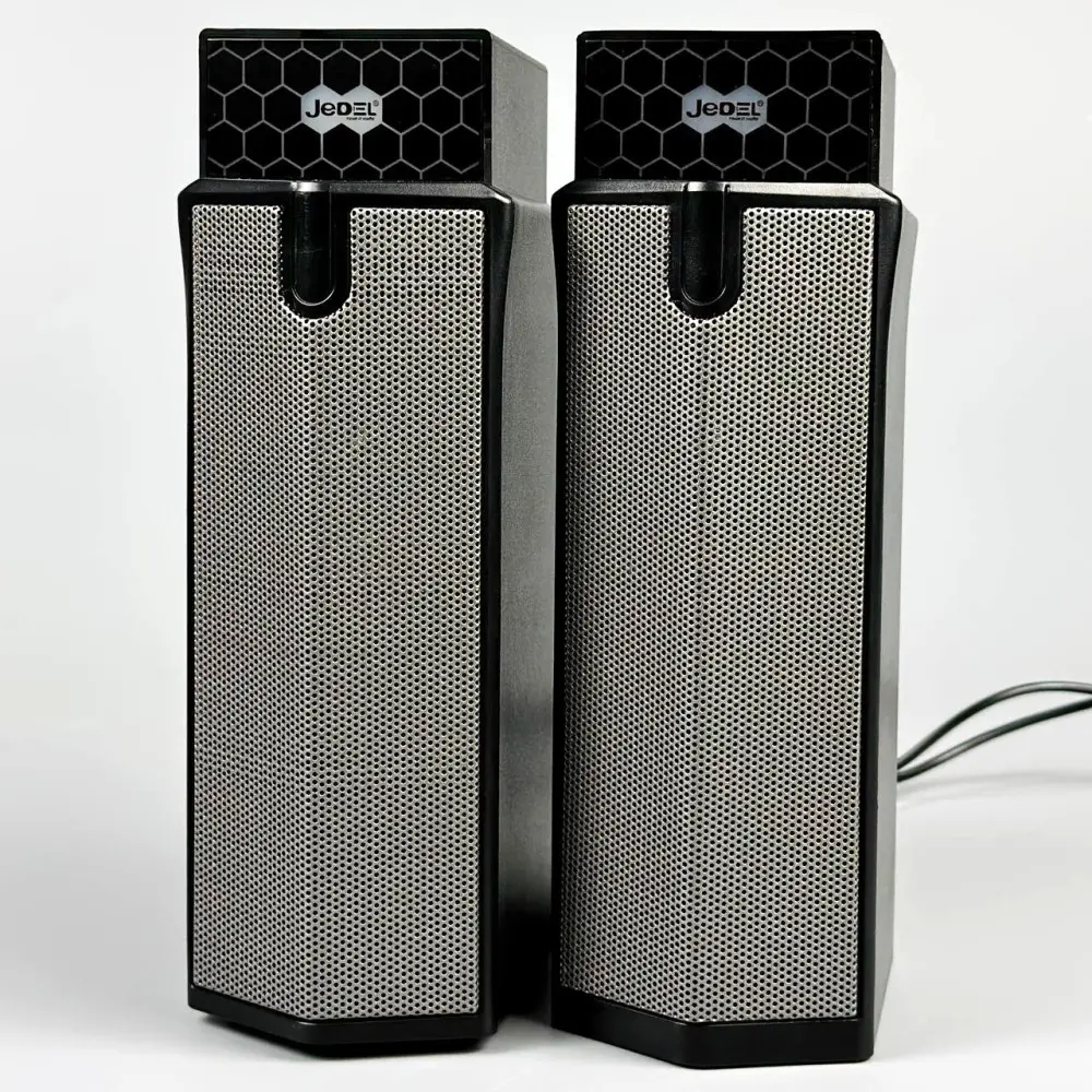 Jedel S562 LED Lighting Detachable Sound Bar 3Wx2 Wired Speaker for Computer