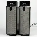 Jedel S562 LED Lighting Detachable Sound Bar 3Wx2 Wired Speaker for Computer