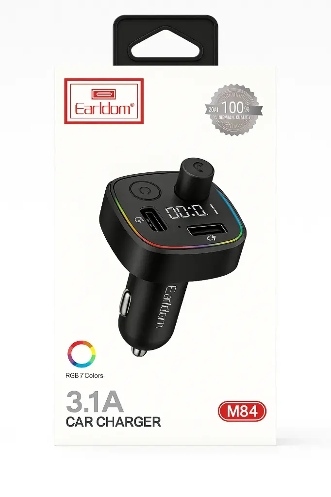 Earldom M84 RGB Bluetooth Car Charger