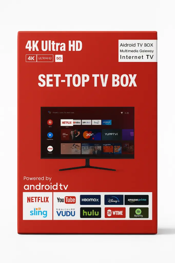 Android TV Box 4K Ultra HD – Set-Top TV Box
