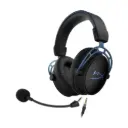 HyperX Cloud Alpha S Wired Over Ear Gaming Headset, Black Blue