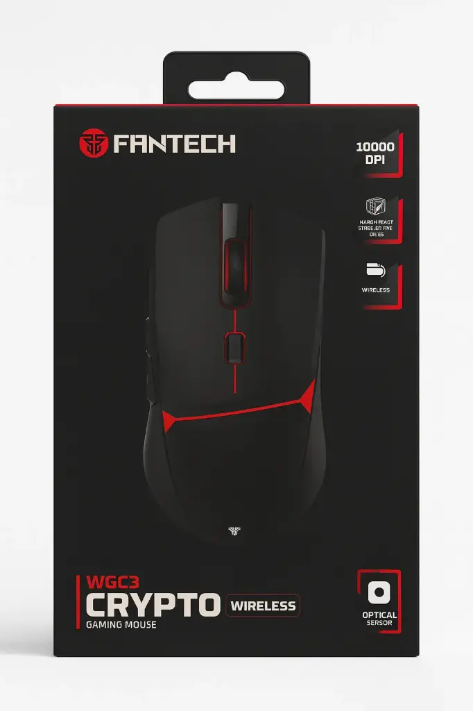 [WGC3] Fantech Crypto Wireless WGC3 - Wireless Gaming Mouse 