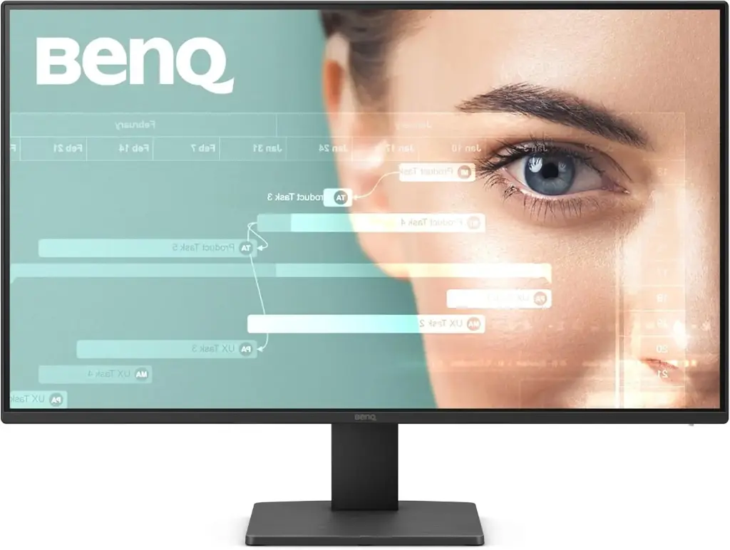 BenQ GW2791 27” 1080p FHD 100Hz IPS Eye-Care Monitor, HDMI, DisplayPort, 1080x1920, Ultra Slim Bezel, TUV-Certified, Flicker-Free, Low Blue Light Plus, Eye-CareU