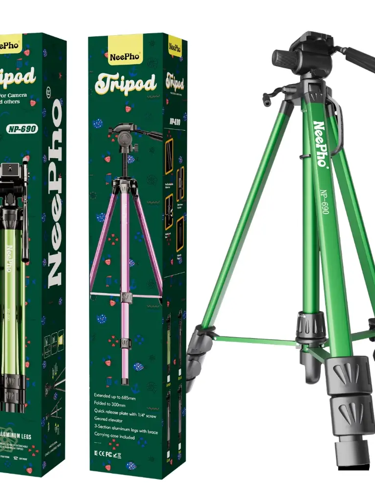 [NP-690] Neepho NP-690 telescopically adjustable 170CM TRIPOD Ultra lightweight high-quality color material alloy quality