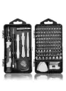 Latest PC Repair Screwdriver Set, 115 in 1 Professional Precision Screwdriver Set, Multi-Function Magnetic Repair Computer Tool Kit For Mobiles/Tablets/Glasses/Laptop/PC Gray طقم مفكات
