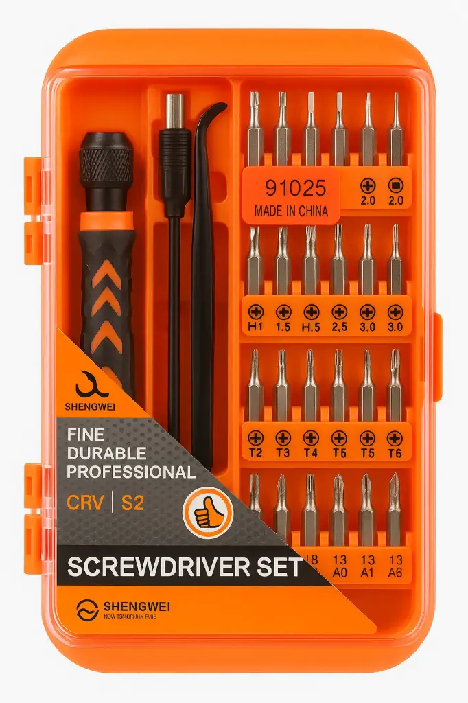 S and A 91025 Screwdriver Bits 24-Piece Set طقم مفكات