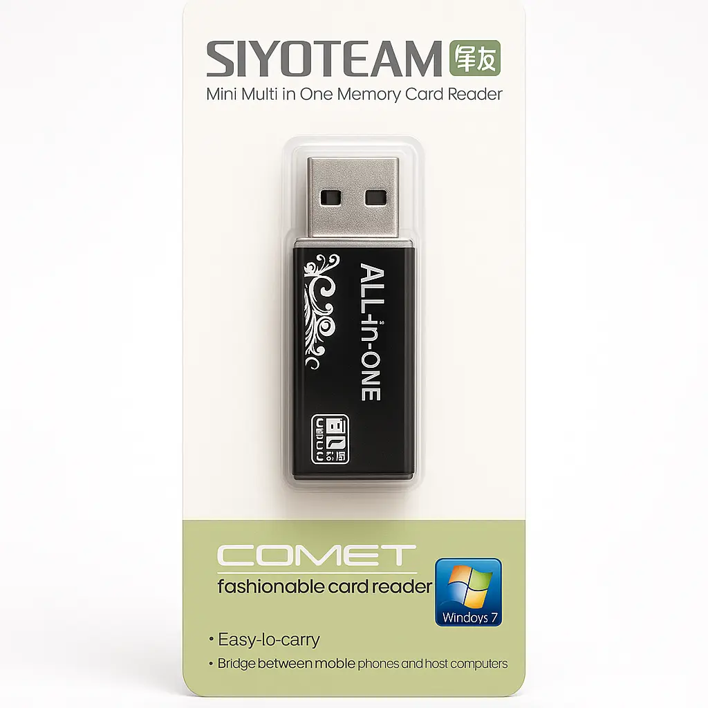 SIYOTEAM SY-66 SIYOTEAM All in One Mini Multi in One Memory Card Reader