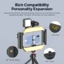 NEEPHO NP-L5 U-Rig Mobile Holder with Light, Video Stabilizer with Remote 