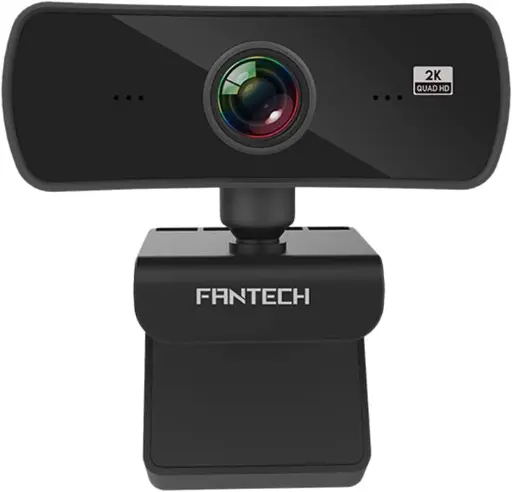 كاميرا ويب FANTECH Luminous C30 بدقة 2K QHD 1440p وعدسة 4MP بزاوية 106° وميكروفون مدمج