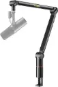MAONO BA91 Microphone Boom Arm, Heavy Duty Low Profile Mic Arm with Cable Management Channels, Desk Mount Clamp, Fully Adjustable Mic Stand for Podcast Studio Streaming (Heavy Duty Mic Arm)