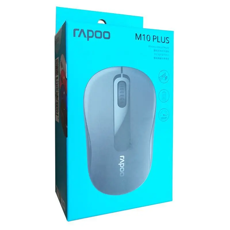 [Rapoo M10] Rapoo M10 Plus 2.4GHz Wireless Optical Mouse Black