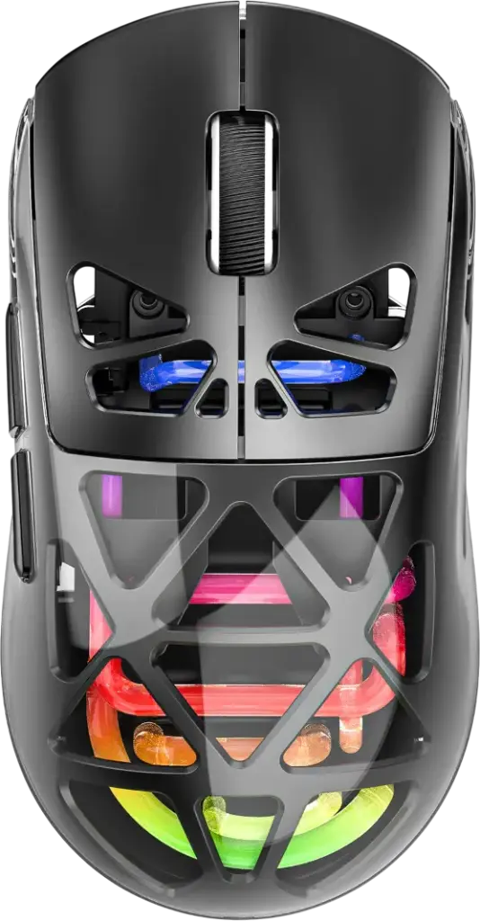 Forev FV-M7 Ergonomic Optical tri-mode Wireless Gaming Mouse - Black