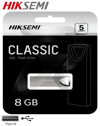 Hikvision E304C Ultra Dual Drive Go USB Type-C Flash Drive 3.2 - 128GB - Sliver