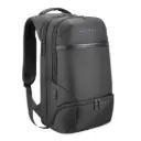 L'AVVENTO BG416 Laptop Backpack Made by Water Repellent Polyester And PVC Materials fits up to 15.6" - Black 