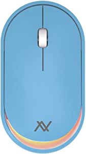L'avvento MO18 Dual Mode Bluetooth - 2.4GHz Mouse with Re-Chargeable Battery (BLUE)