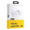 iLOCK Universal Travel Adapter, US to UK/EU/AUS, Compact and Portable, 100-240V