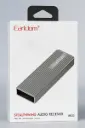 Earldom ET-BR23 Bluetooth 5.3 Wireless Audio Receiver - Instant and Easy Operation - Compatible with All Devices - Silver 