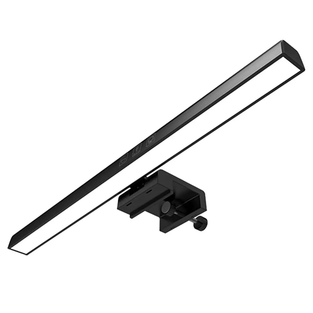 [TB-30SA 55058] TB-30SA مصباح مكتب معلق بشاشة كمبيوتر LED مقاس 33 سم مزود بمنفذ USB وإضاءة شريطية قابلة للتعتيم بثلاثة ألوان لمكتب الدراسة والقراءة