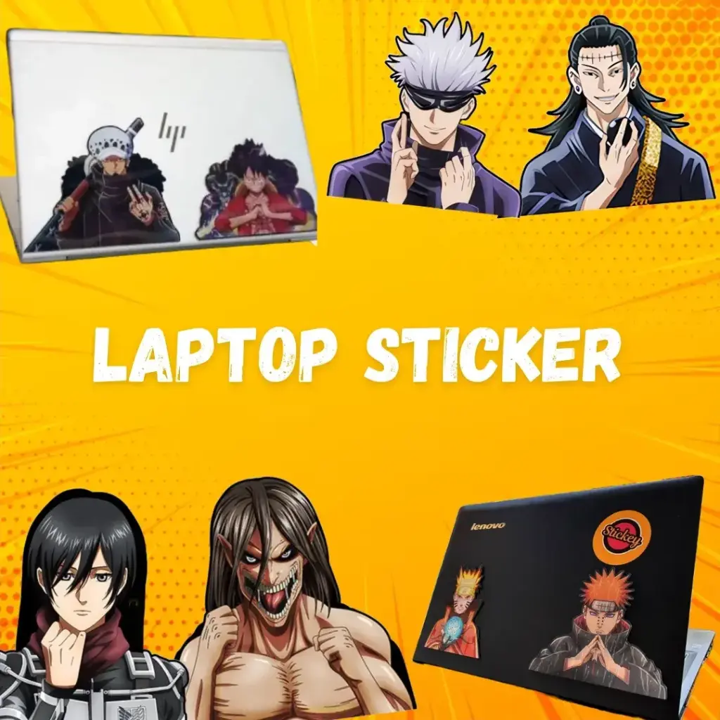 Anime 3D Laptop Stickers 