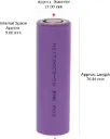 Generic18650 3.7V 2500mAh Rechargeable Battery for LED Flashlight Torch Light Lampe Torche 