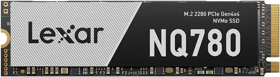 Lexar 1TB NQ780 SSD PCIe Gen4 NVMe M.2 2280 Internal Solid State Drive, Up to 6500/2500 MB/s Read/Write, Compatible with PS5, for Gamers and Creators