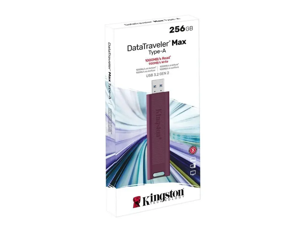Kingston DataTraveler Max USB 3.2 Gen 2 Series Flash Drive (dtmaxa-256gb) 