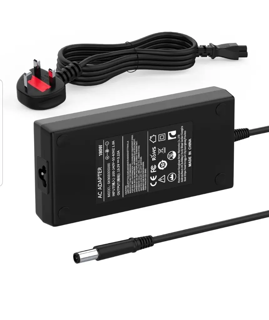 Dell 19.5V 9.23A 180W Charger Power Adapter dc size 4.5*3.0 new pin