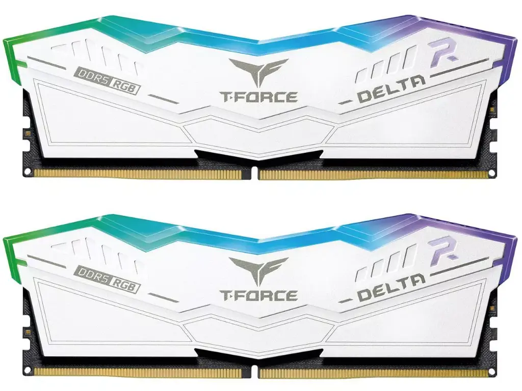 TEAMGROUP T-Force Delta RGB DDR5 32GB Kit (2x16GB) 6400MHz CL 32 Ram