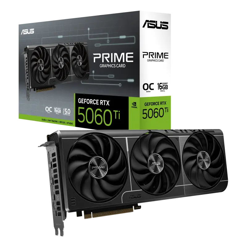 ASUS PRIME GeForce RTX 5060 Ti 16GB GDDR7 OC Edition 