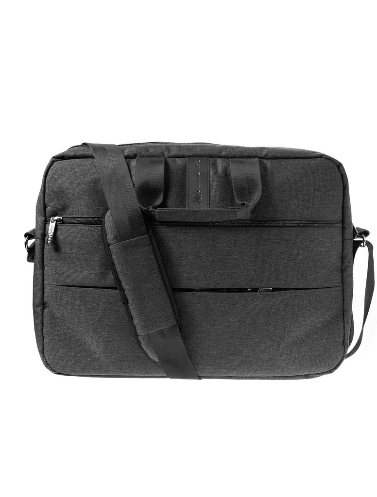 [BG686] L'avvento BG686 Laptop Shoulder Bag 15.6", made of High Quality Nylon - Gray 
