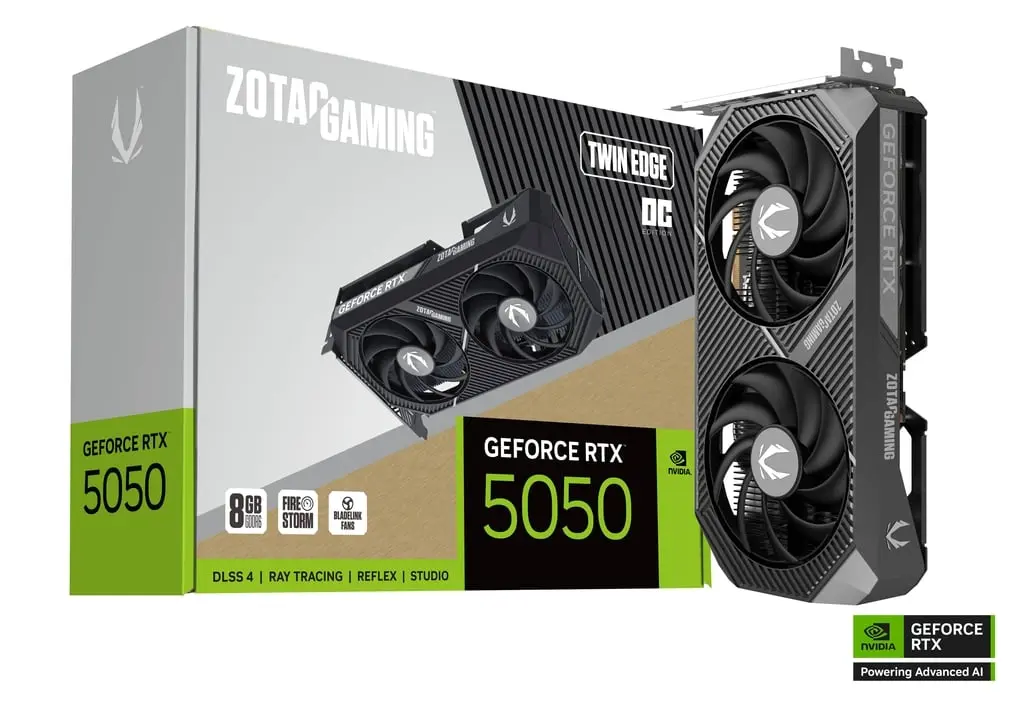 [ZT-B50500H-10M] ZOTAC GAMING GeForce RTX 5050 Twin Edge OC ZT-B50500H-10M
