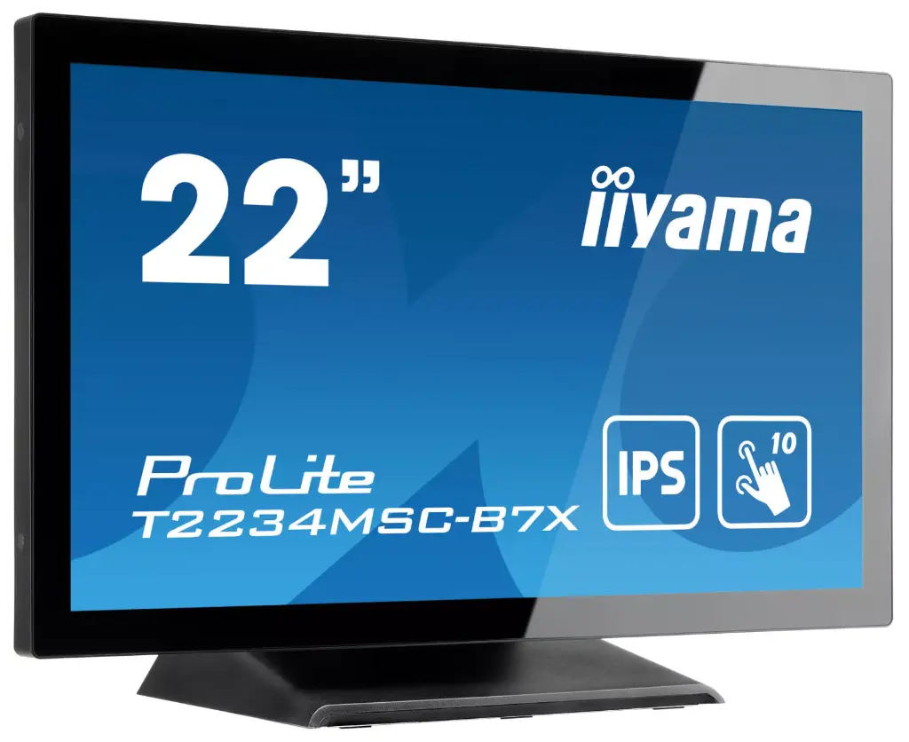 IIYAMA T2234MSC-B7X ProLite 21.5" 22" Full HD 10pt touchscreen IPS Monitor Glass