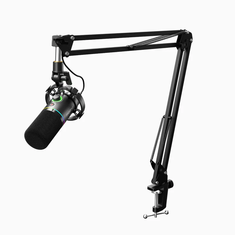 MAONO PD200XS USB With Arm Condenser Microphone-Studio Mic with Shock Mount, Boom Arm, Software, Mute, Gain Knob, Volume Control for Streaming, Recording, Singing, Podcasting, Content Creation, Audiobooks