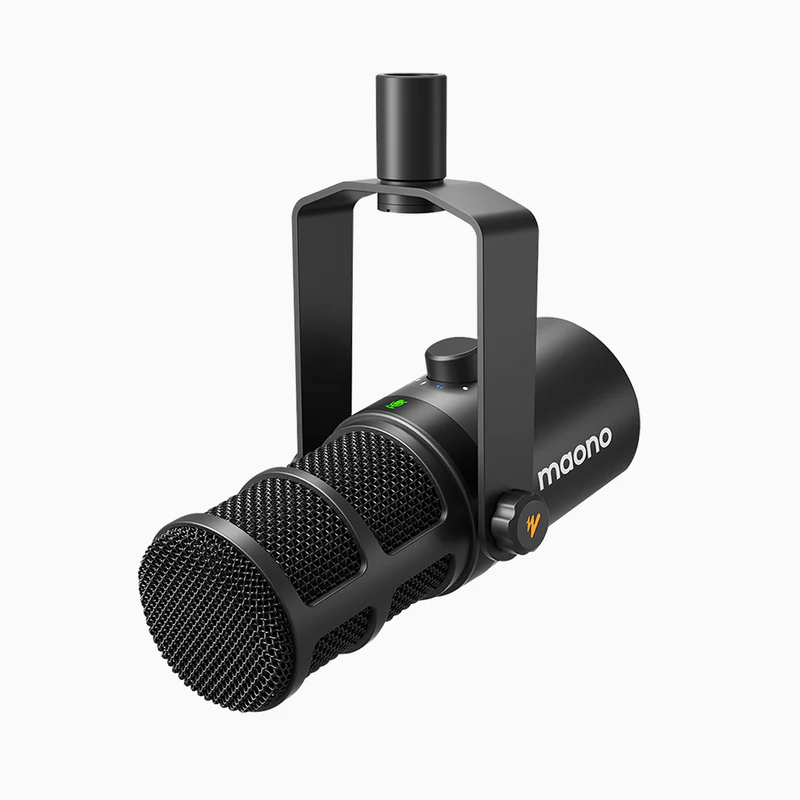 [PD400X] MAONO PD400X Dynamic Microphone, USB/XLR Podcast PC Microphone with Software, EQ, Tap-to-Mute, Headphone Jack, Gain Knob & Volume Control, Studio Mic for Broadcast, Recording, Streaming & Gaming