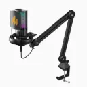 MAONO PM450 USB Condenser Microphone-Studio Mic with Shock Mount, Boom Arm, Software, Mute, Gain Knob, Volume Control for Streaming, Recording, Singing, Podcasting, Content Creation, Audiobooks