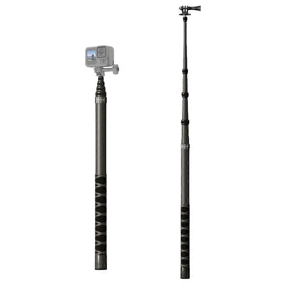 [JMARY MT-65] JMARY MT-65 For Action Cameras 3m Carbon Fiber Selfie Stick Monopod 5 Section Extension Pole