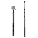 JMARY MT-65 For Action Cameras 3m Carbon Fiber Selfie Stick Monopod 5 Section Extension Pole