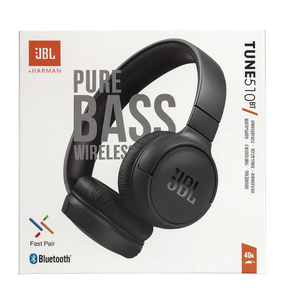 [00607 510bt] Wireless Headphone J-510BT Headset Eerphone,Bluetooth stereo, with External Microphone and Support SD Card Hands-Free Call Voice Aware, Multi-Point Connection, Lightweight and Foldable
