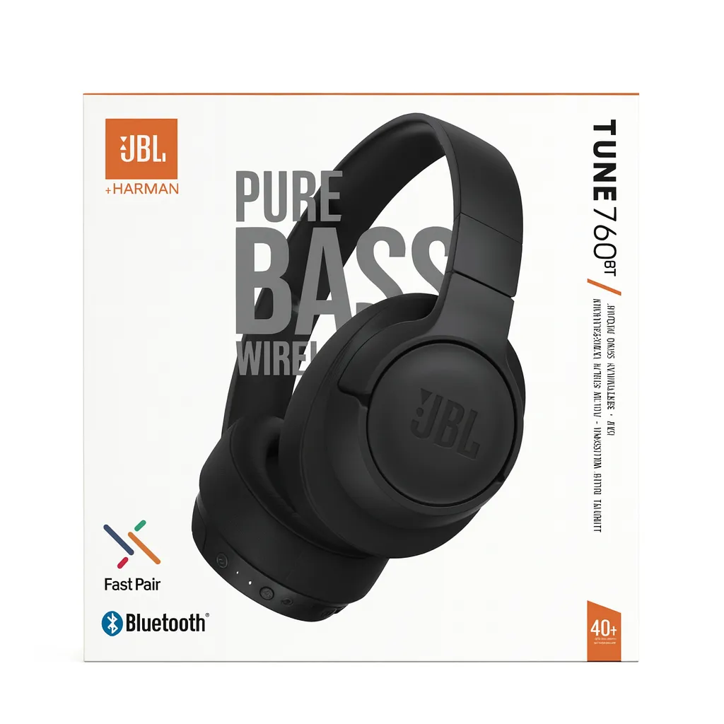 Wireless Headphone J-760BT Headset Eerphone,Bluetooth stereo, with External Microphone and Support SD Card Hands-Free Call Voice Aware, Multi-Point Connection, Lightweight and Foldable -copy