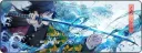 Anime Sword Gaming Mouse Pad , Large Extended Keyboard and Mouse Mat for PC , Non Slip Desk Mat | 700× 300×3 mm