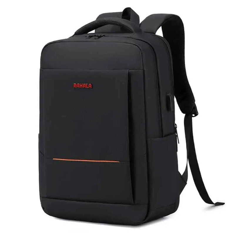 Rahala 901 Laptop Backpack, 15.6-Inch, Water-Resistant, Black