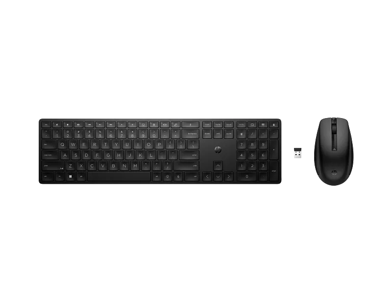 HP 655 Wireless Keyboard and Mouse Combo (Bulk 10) (4R009A6) 