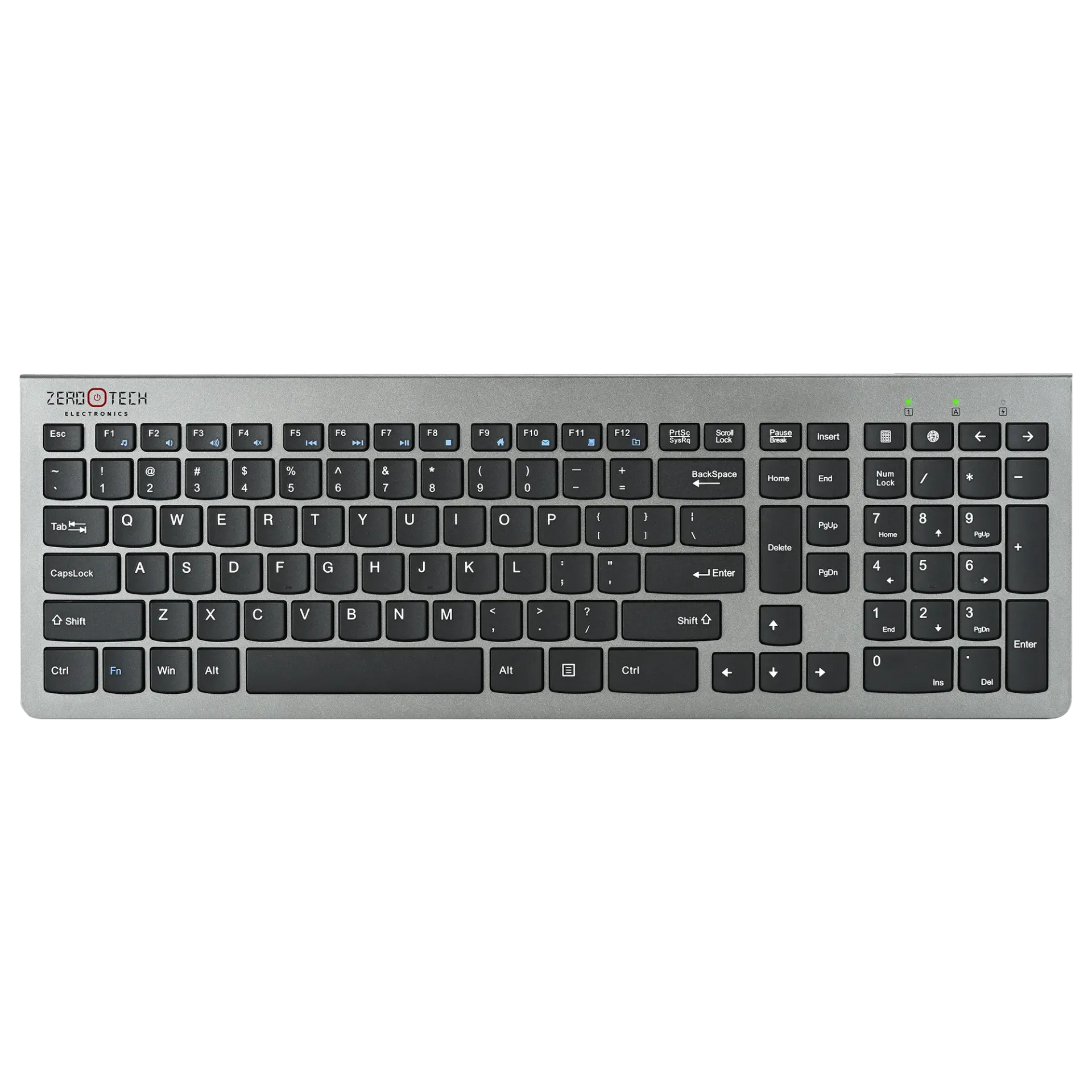 Zerotech Wireless FULL Keyboard, ZPCK-WLAAAGK Wireless Keyboard