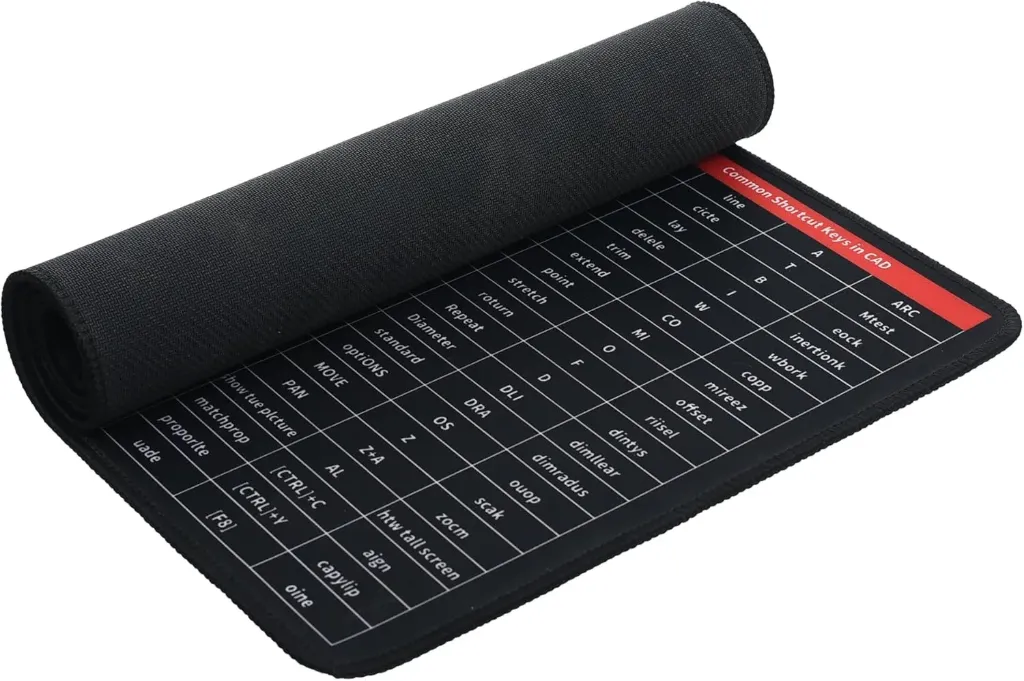 Gaming Mouse Pad PPT and Excel Shortcuts, Washable 70*30*2mm