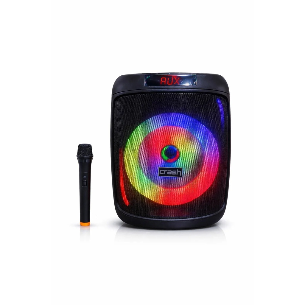 Crash Pro 8000 8-Inch 40W Party Speaker + Wireless Microphone (AC 220V)