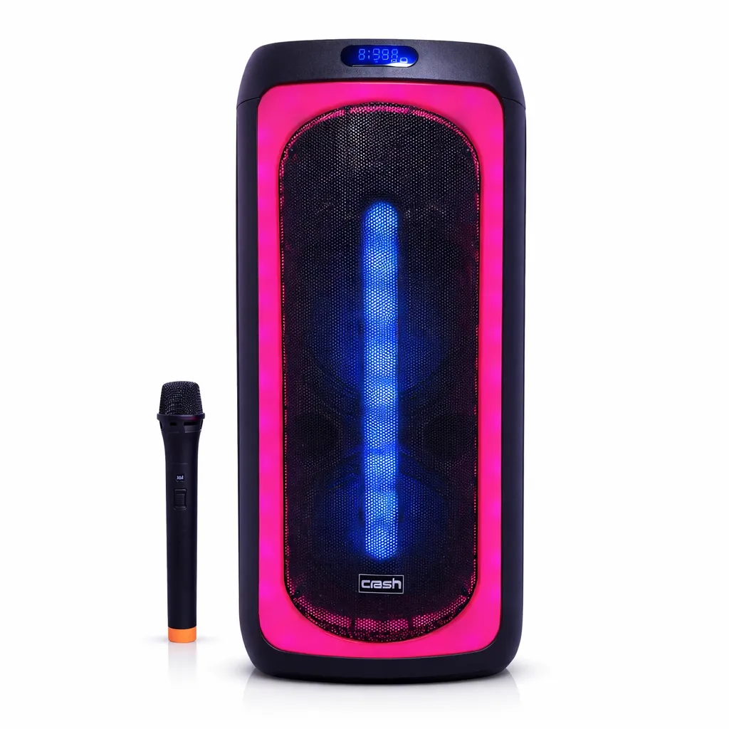 Crash Party 8080 Dual 8" 40W Bluetooth Party Speaker (AC 220V)