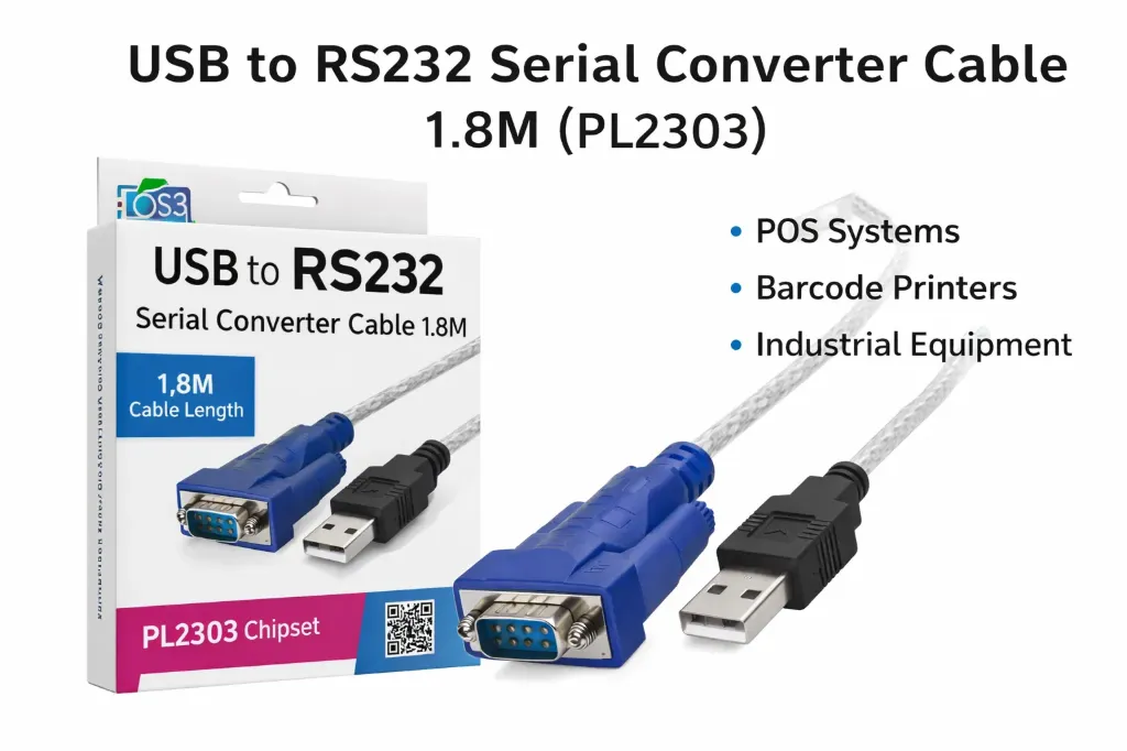 Z-TEKUSB to RS232 Serial Converter Cable 1.8M (PL2303)
