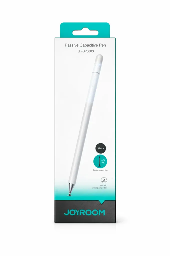 JOYROOM JR-BP560S Passive Capacitive Stylus Pen – Smooth Writing | 2 Replacement Tips