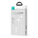 JOYROOM JR-EW02 3.5mm Wire-controlled Earphone HiFi Sound In-ear Headphone with Mic - White